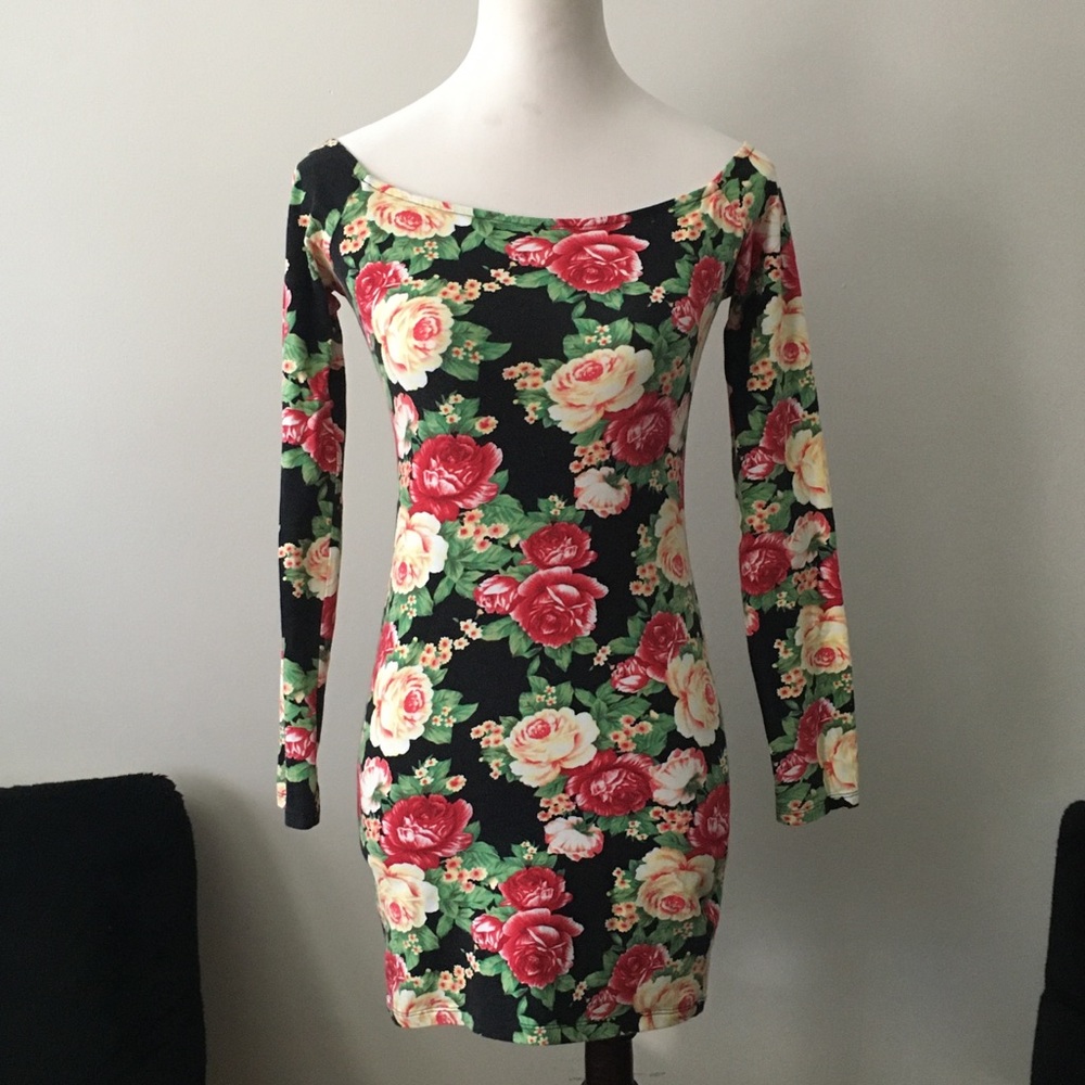 Floral Long Sleeve Dress